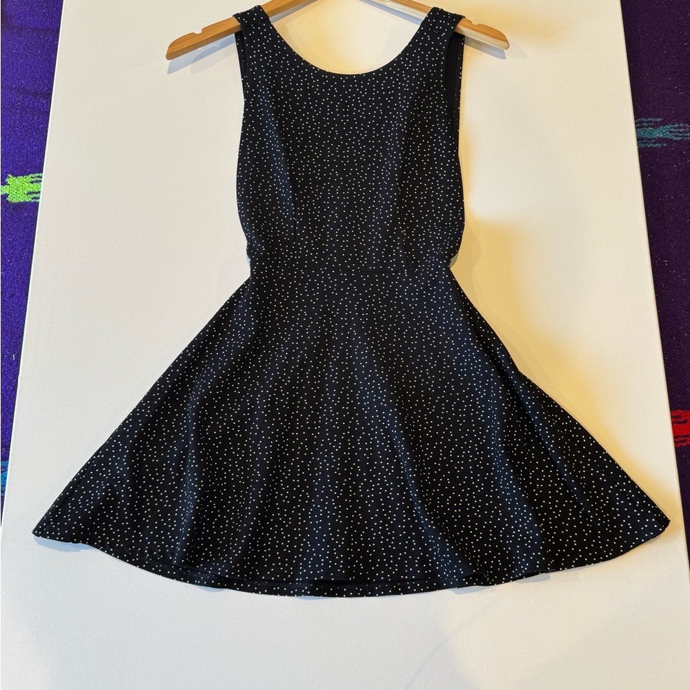 American Apparel Polka Dot Print Skater Dress - Picture 3 of 7